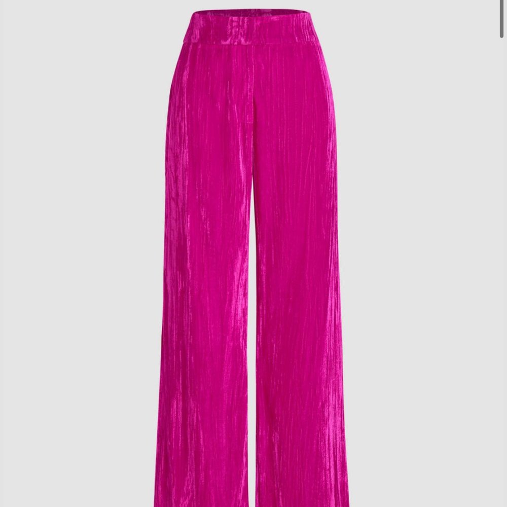Velvet Flared Trousers